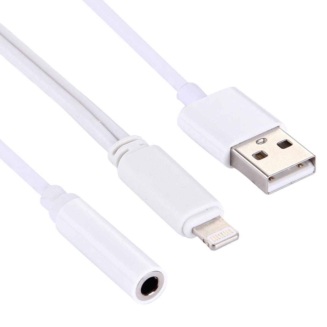 Ligthning & 3.5mm til USB lyd Adapter iPhone 7 / iPhone 7 Plus / iPhone