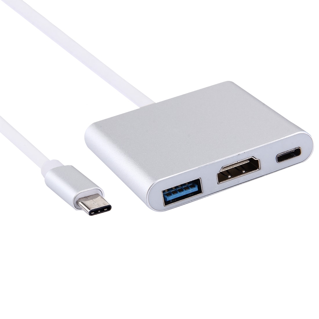 Adapter USB 3.1 Type-C Male til USB 3.1 Type-C HDMI & USB 3.0