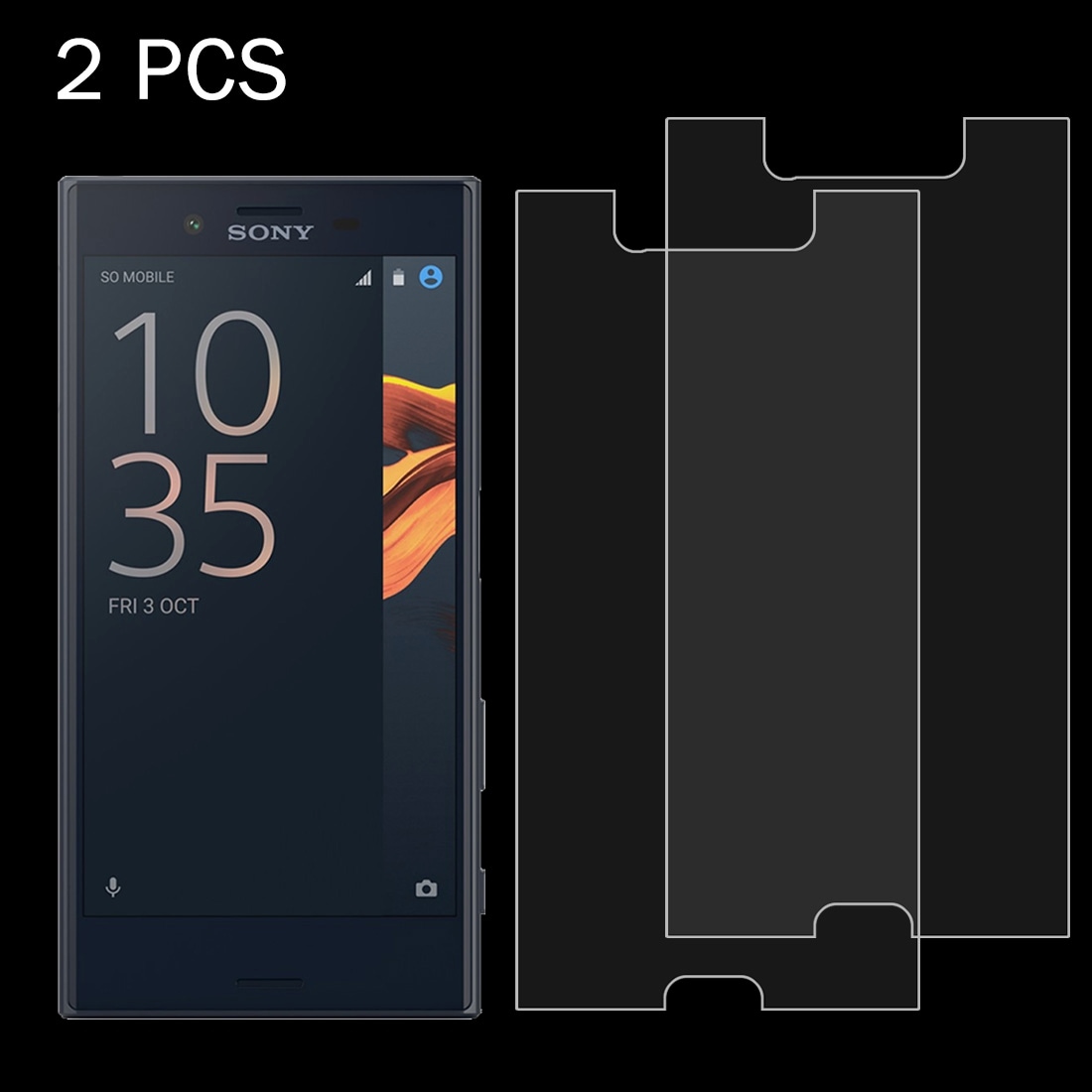 Skjermbeskyttelse herdet Glass Sony Xperia X Compact - 2Pack