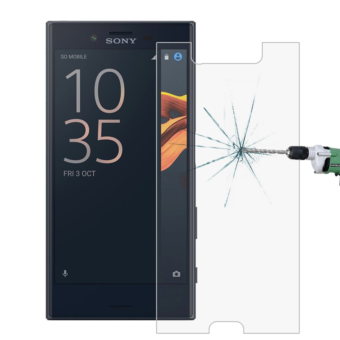 Glassbeskyttelse Sony Xperia X Compact - 10Pack