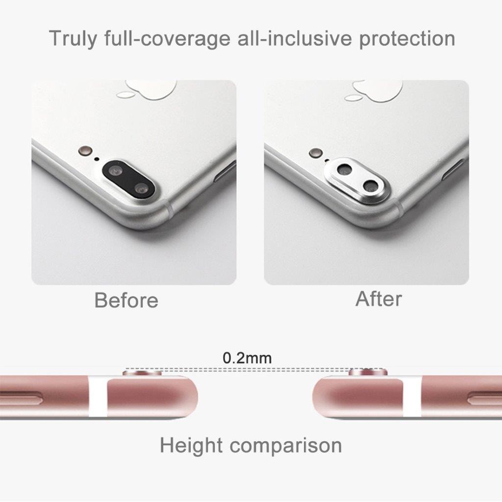 Kamerabeskyttelse av aluminium iPhone 7 Plus