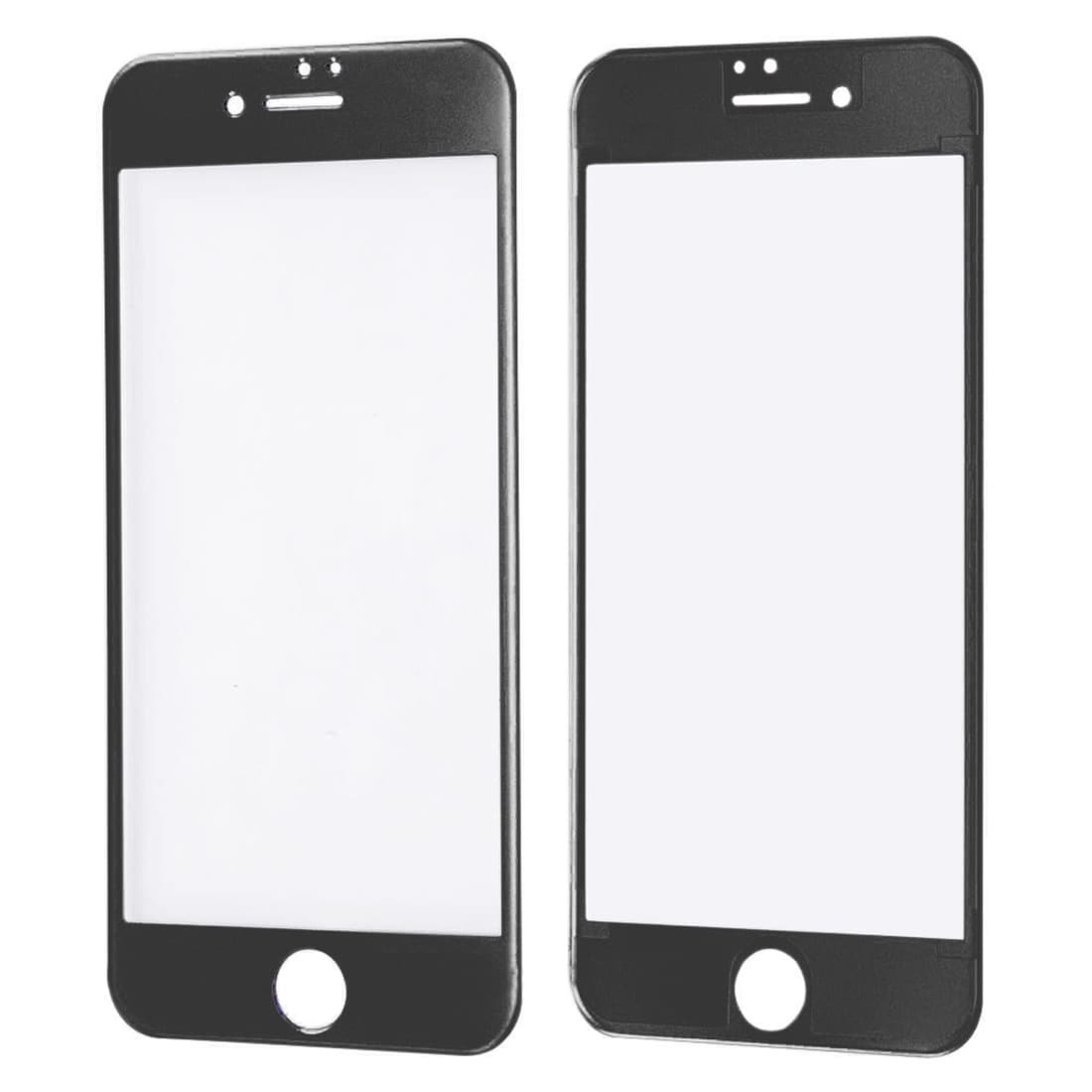 Bøyd herdet fullskjermbeskyttelse av glass til iPhone 8 Plus / 7 Plus - Svart