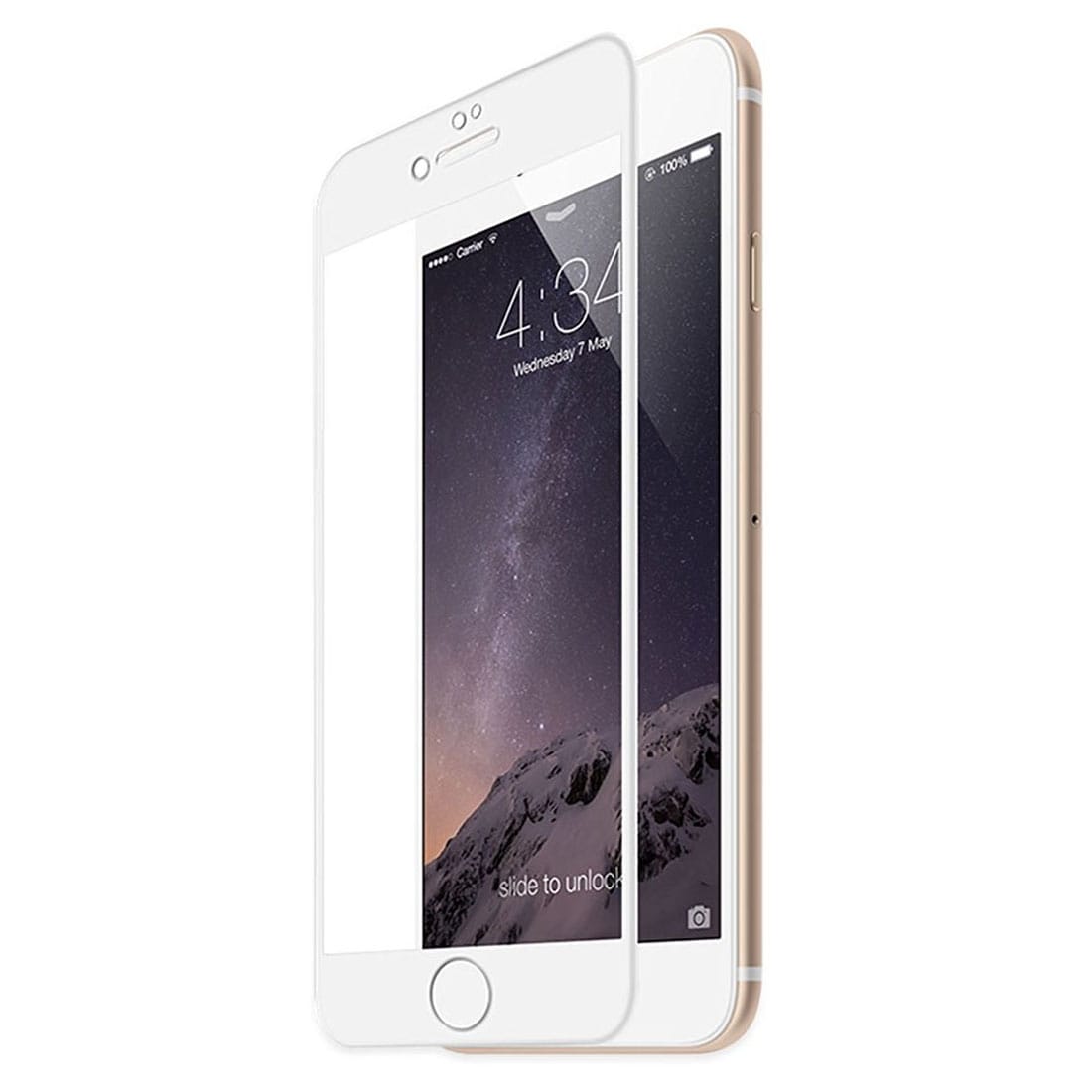iPhone 8 Plus / 7 Plus Ultratynn skjermbeskyttelse av glass som dekker hele skjermen