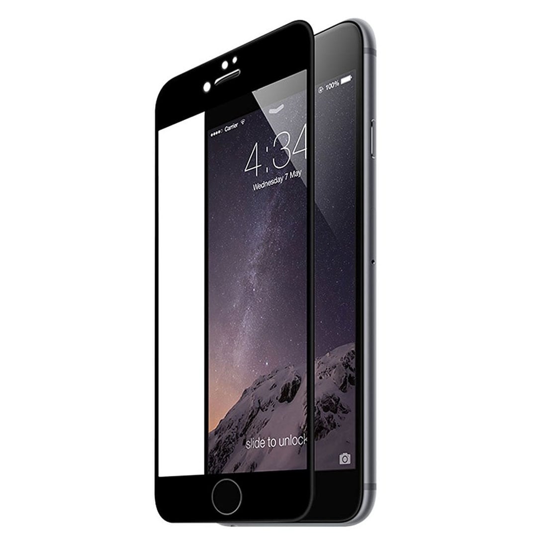 iPhone 8 / 7  Ultratynn skjermbeskyttelse av glass som dekker hele skjermen