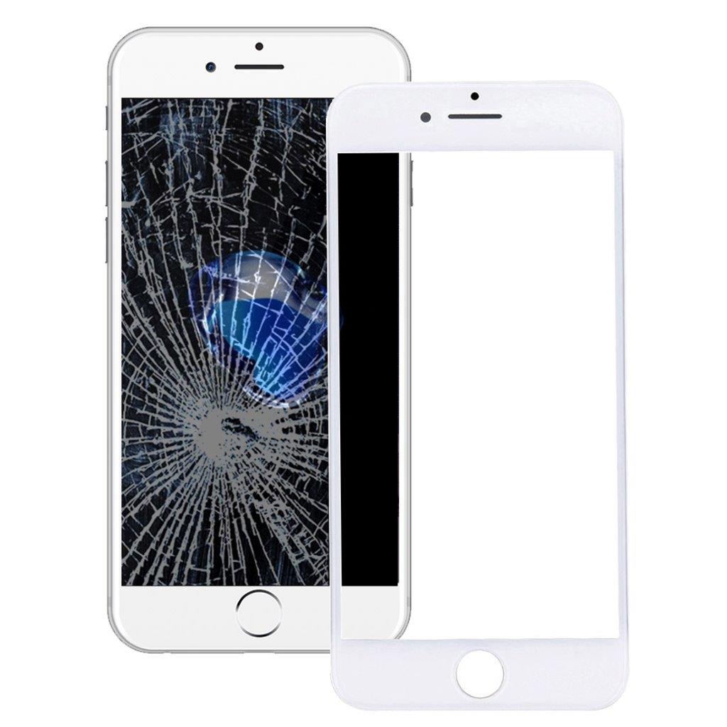 Glass iPhone 7 med Ramme - Hvit