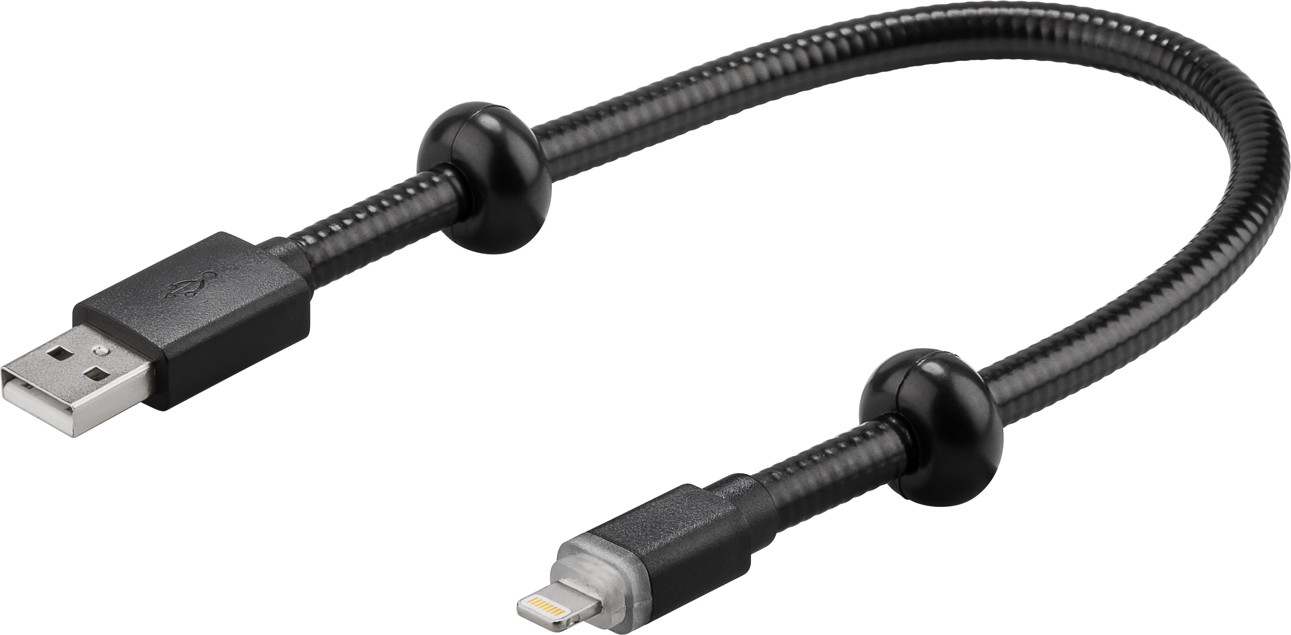 Gooseneck Lightning USB kabel til Apple