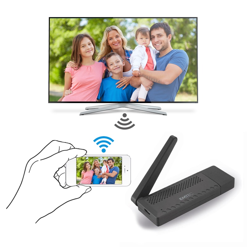 Trådløs HDMI-TV streaming dongle Miracast