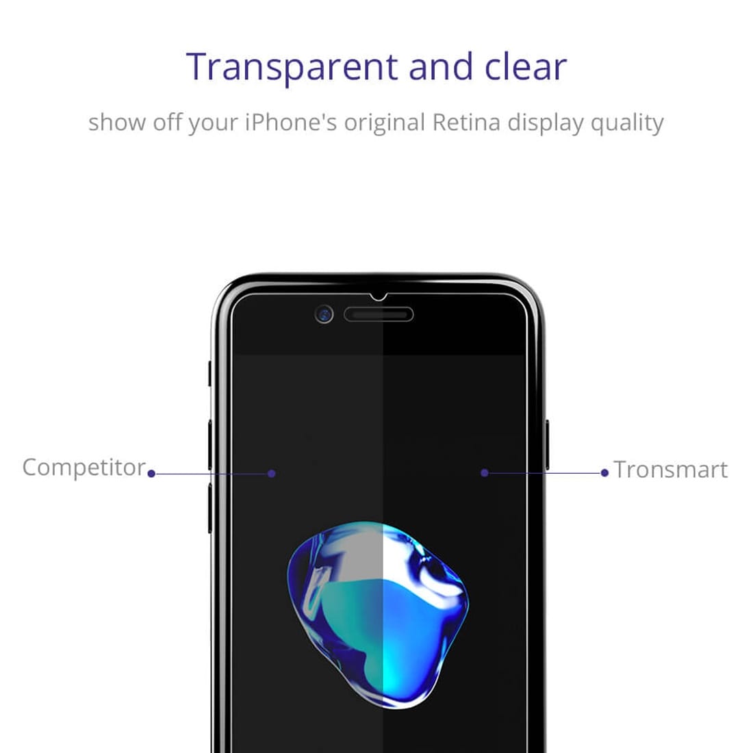Tronsmart skjermbeskyttelse i glass iPhone 7 - 2Pk