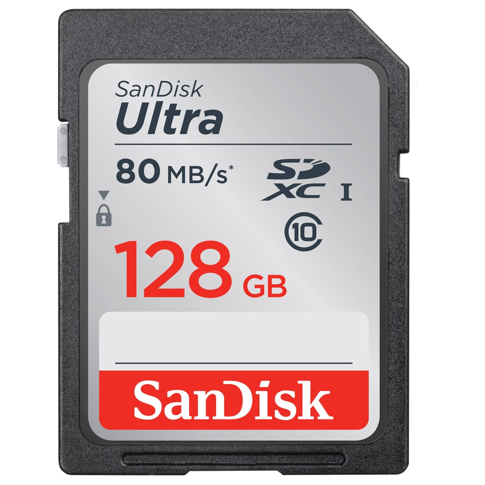 SanDisk Ultra SDXC Class 10 UHS-I 80MB/s 128GB