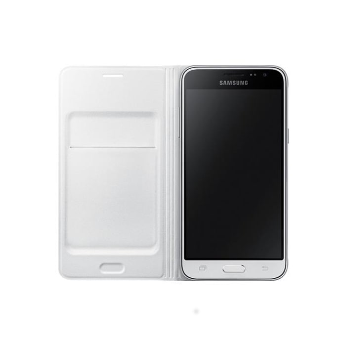 Samsung Flip Wallet J3 - Hvit