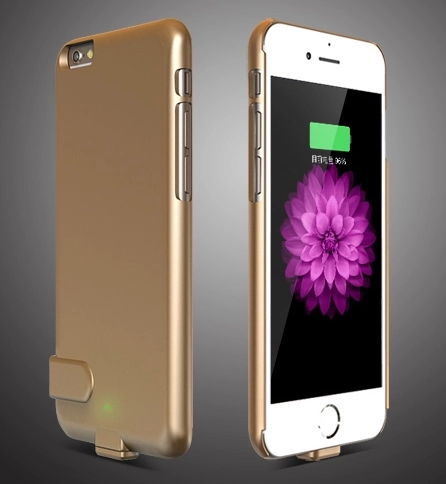 Batteriskall / Batterifutteral iPhone 6 Plus - Grå