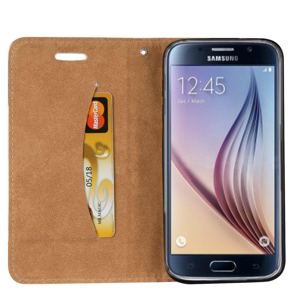 Futteral med holder og kortlomme Samsung Galaxy S7