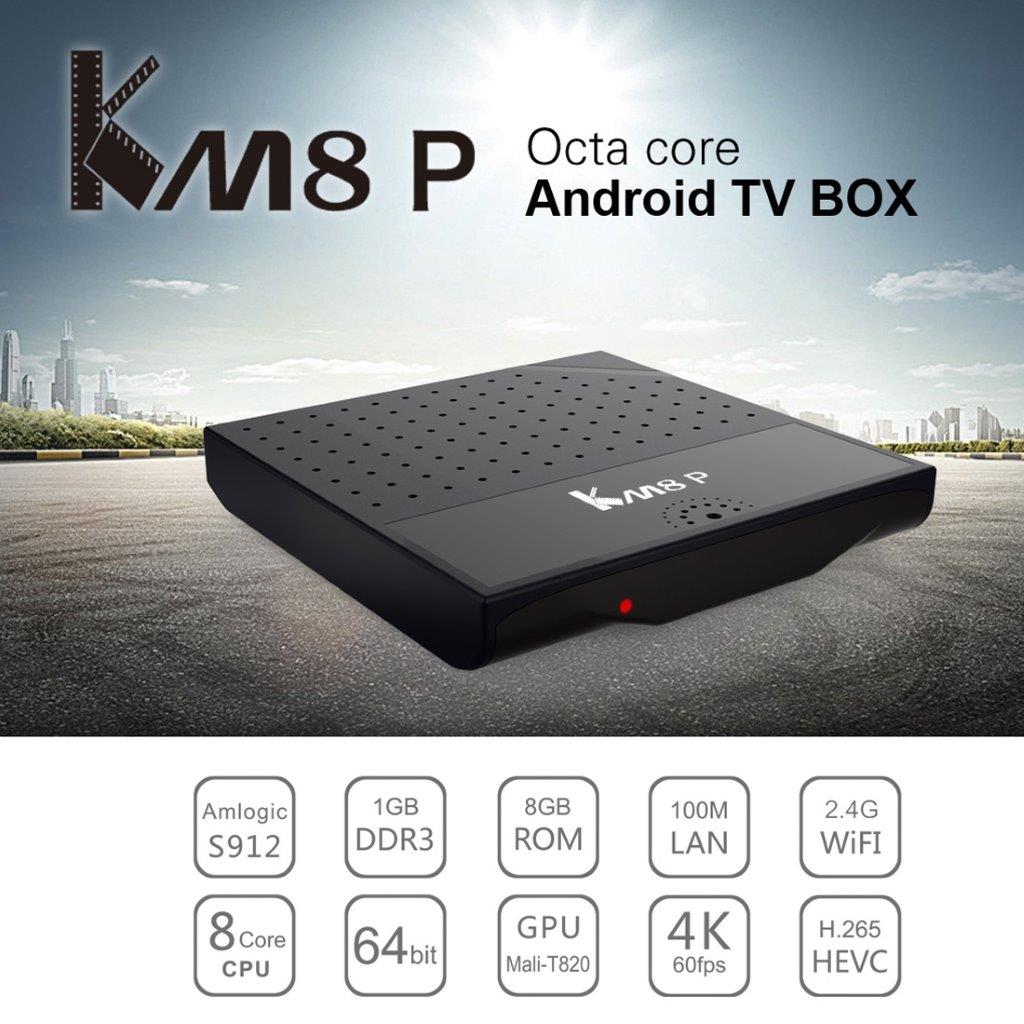 4K UHD Smart TV Boks med fjernkontroll - Android 6.0 / ROM 8GB / WiFi
