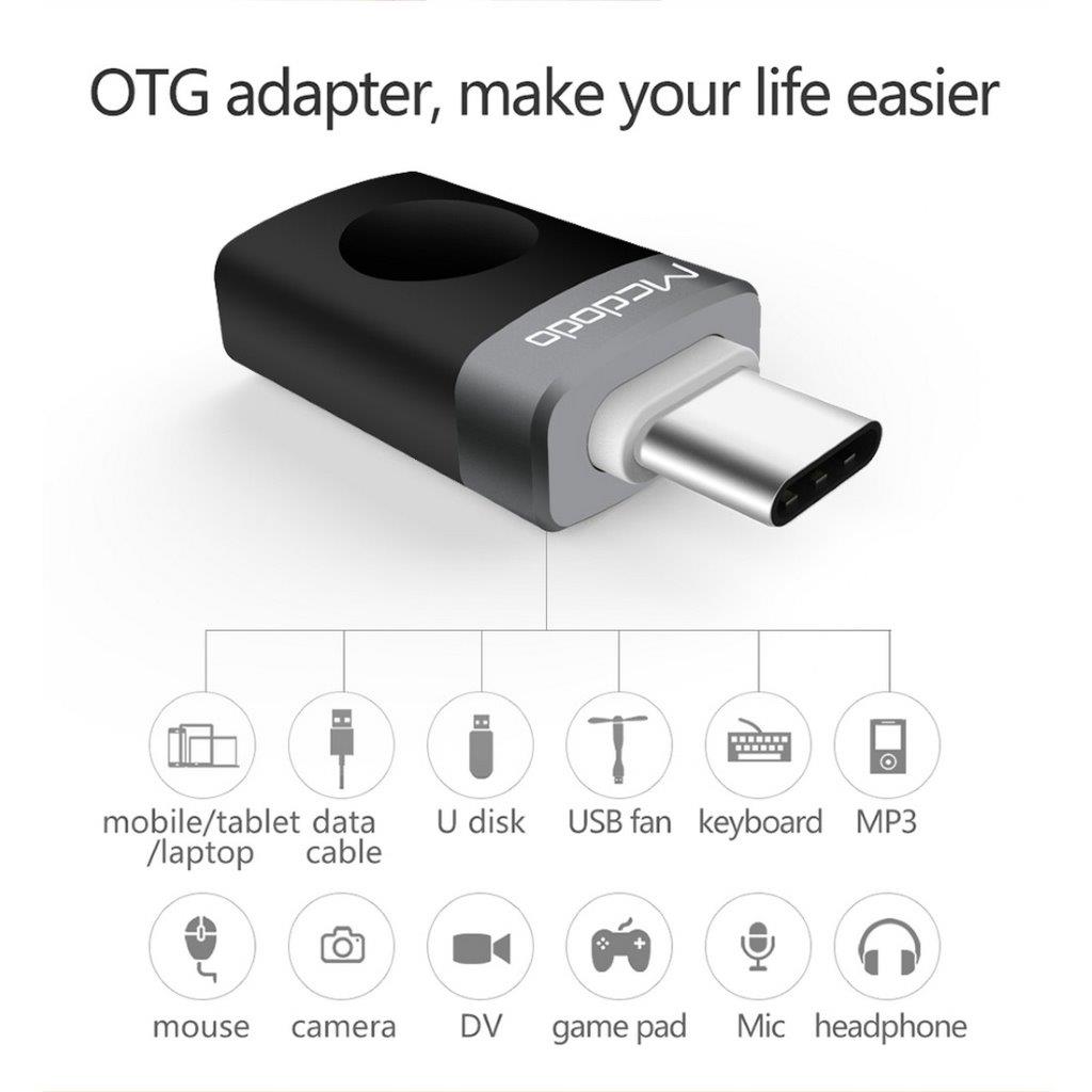 Adapter Type-C til USB 3.0