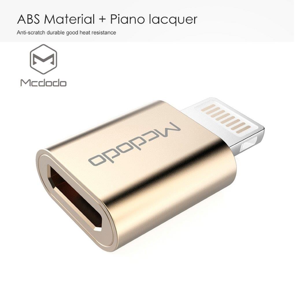 Adapter Micro-usb til iPhone ladeuttak