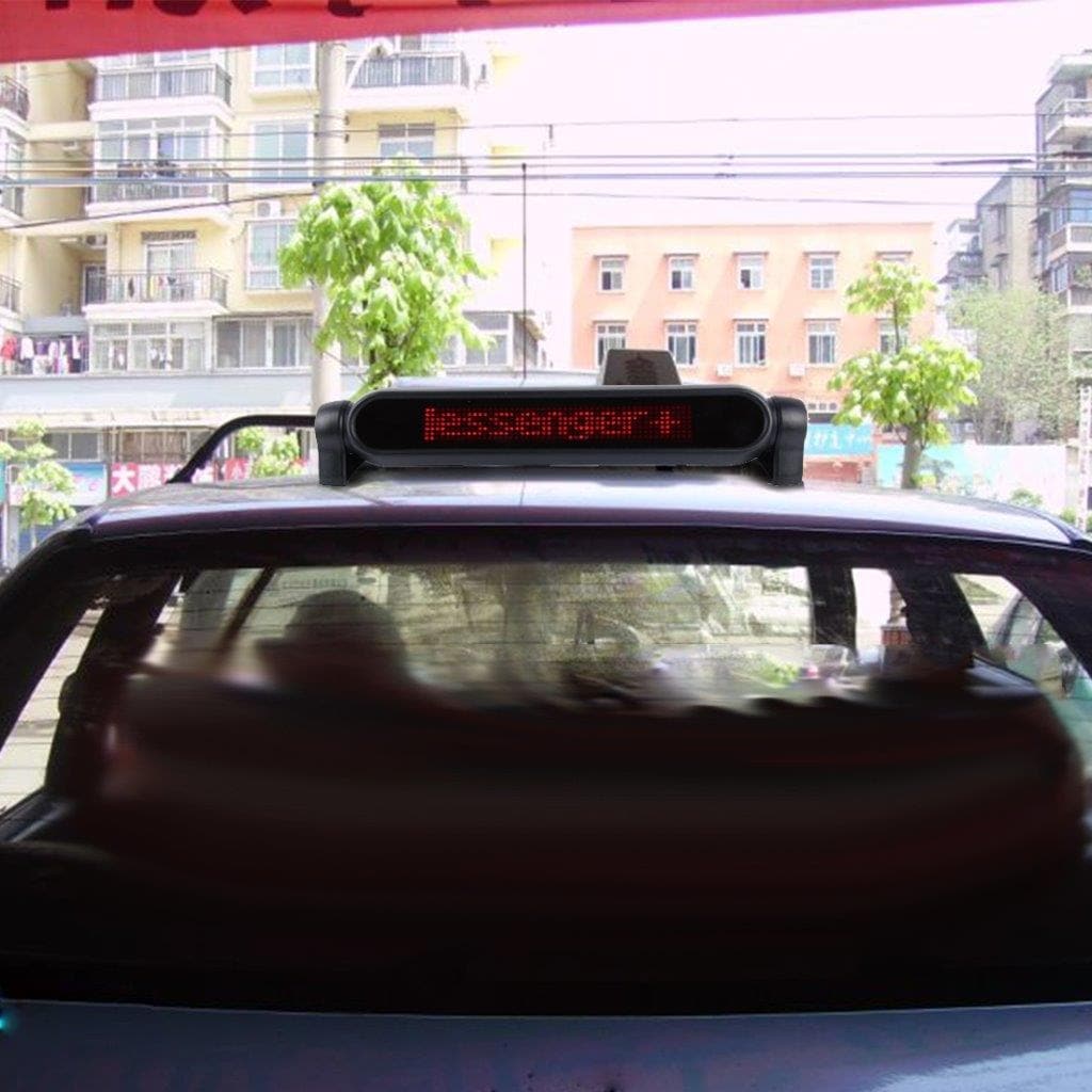LED scrollende melding til bilen - Digitalt Skilt med fjernkontroll
