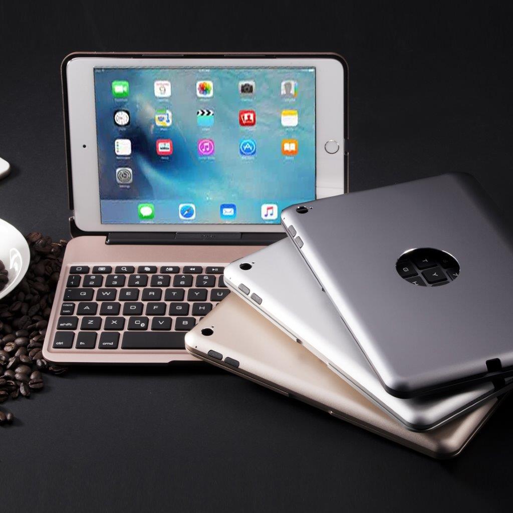 Bluetooth tastatur iPad mini 4 futteral - Bakgrunnsbelysning