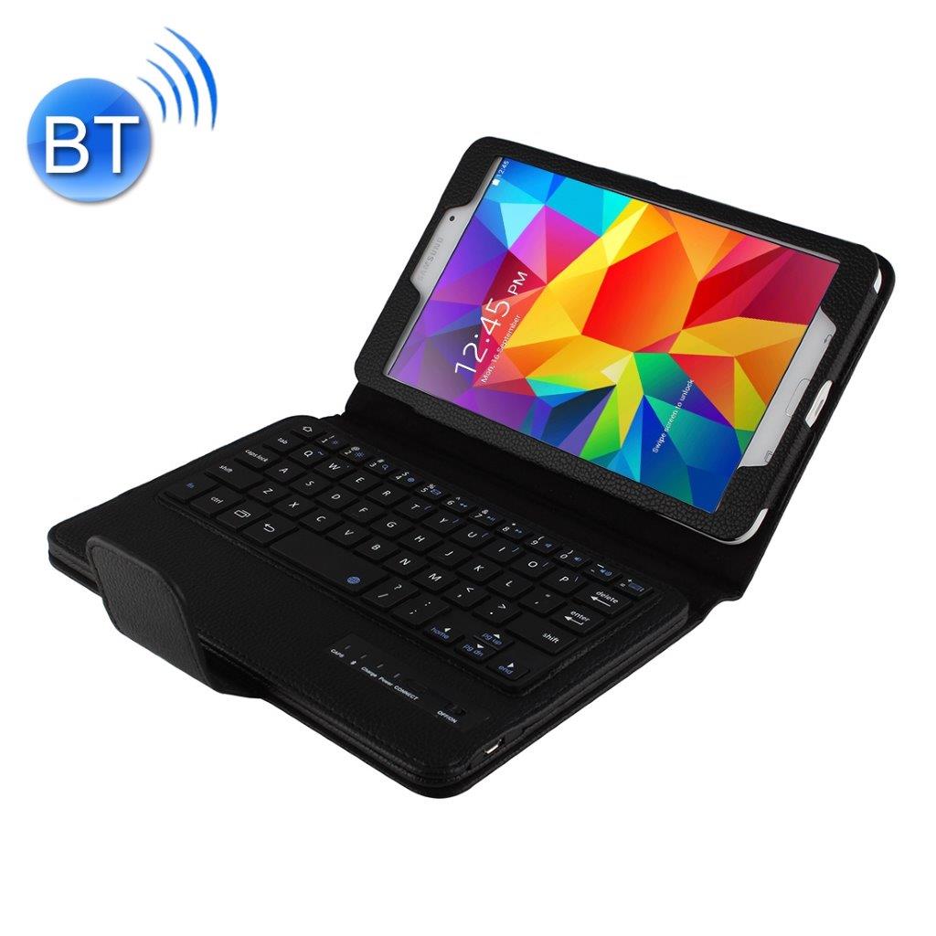Futteral med bluetooth tastatur til Samsung Galaxy Tab 4 8.0