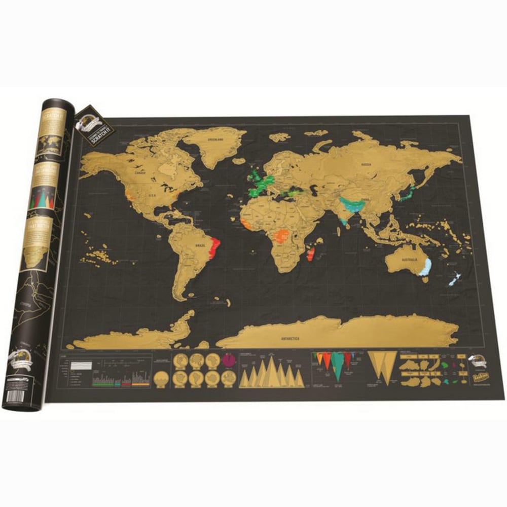 Scratch map verdenskart