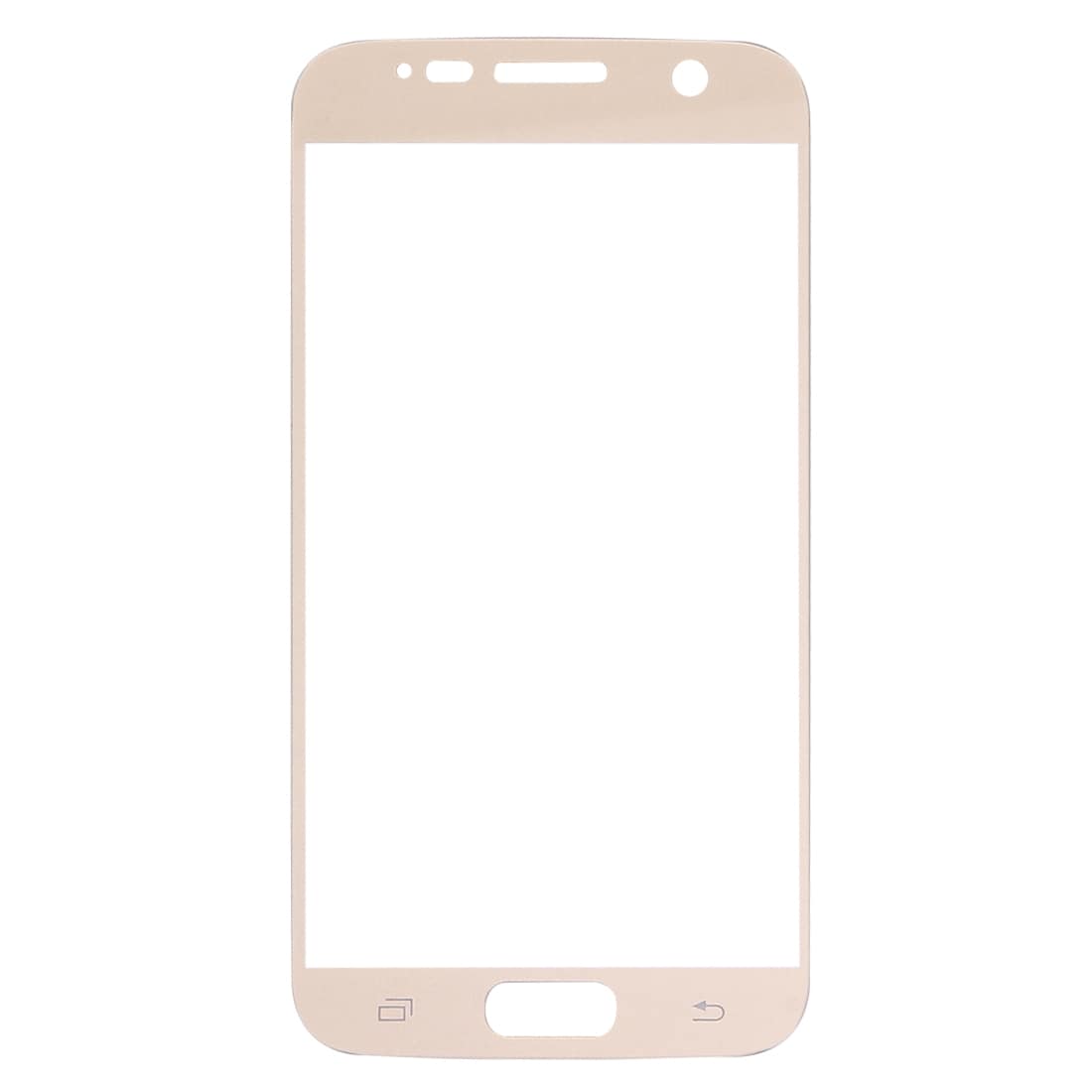 Skjermbeskyttelse herdet glass Samsung Galaxy S7 i Gull