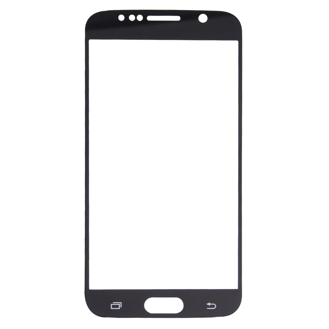 Skjermbeskyttelse herdet glass Samsung Galaxy S6 - Svart