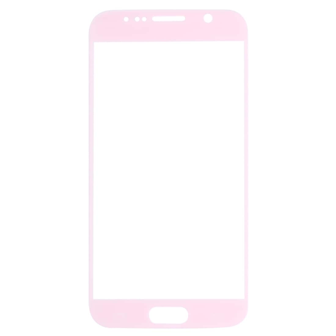 Herdet glassbeskyttelse Samsung Galaxy S6 i rosa