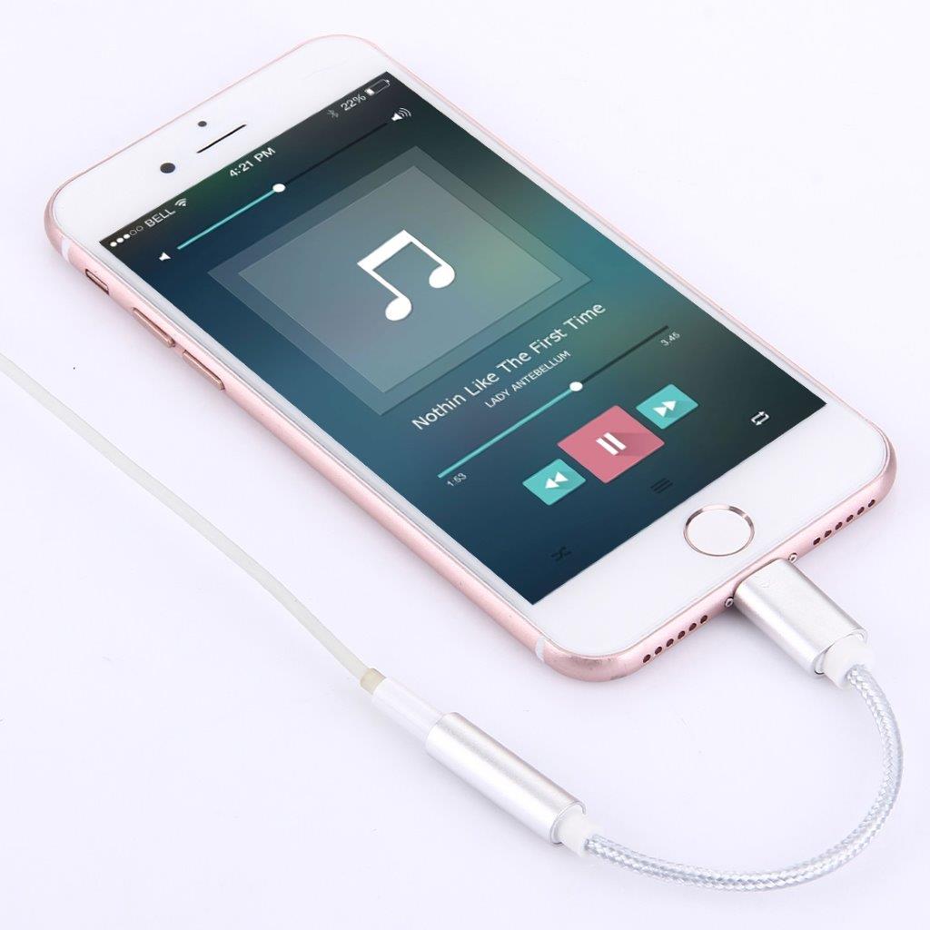 Hodetelefonadapter iPhone 7 med samtalefunksjon