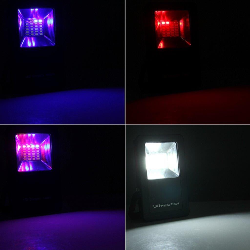 Blinkende LED varslellys 30W 24 LED med holder