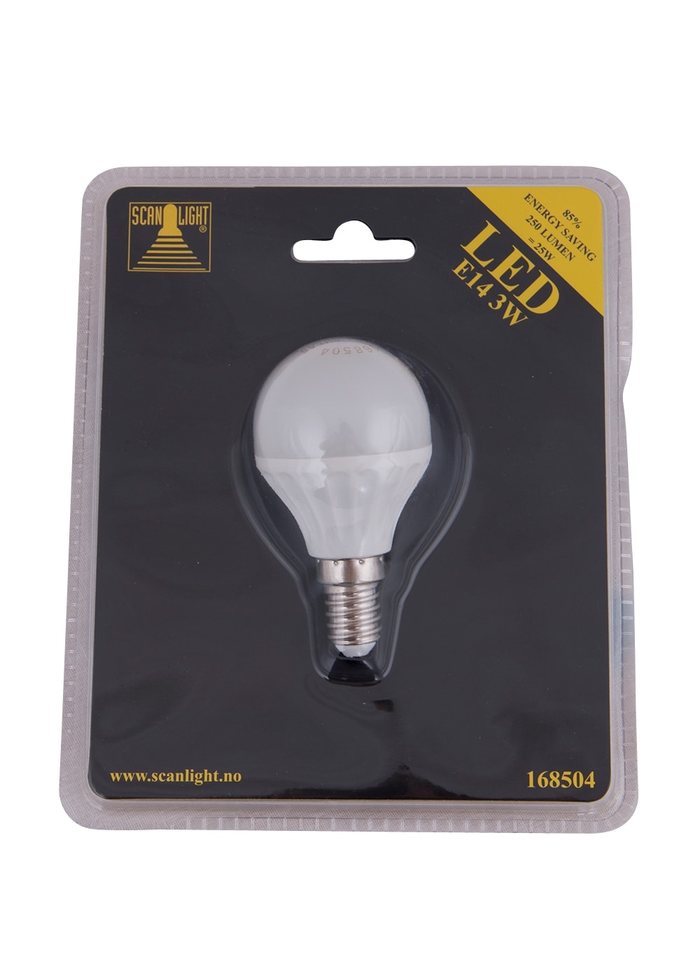 LED-lys E14 3W 250 Lumen