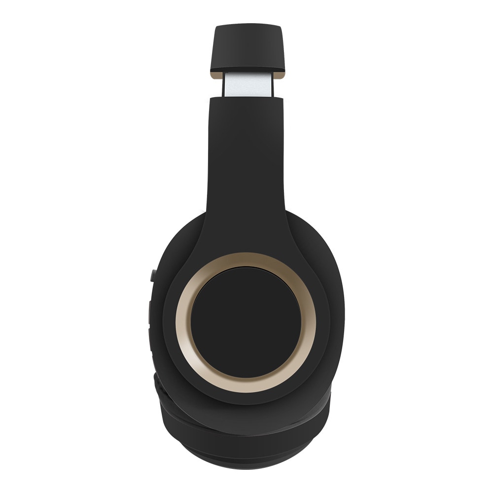 Kraftfulle bluetooth stereoheadset - Svart sammenfoldbart