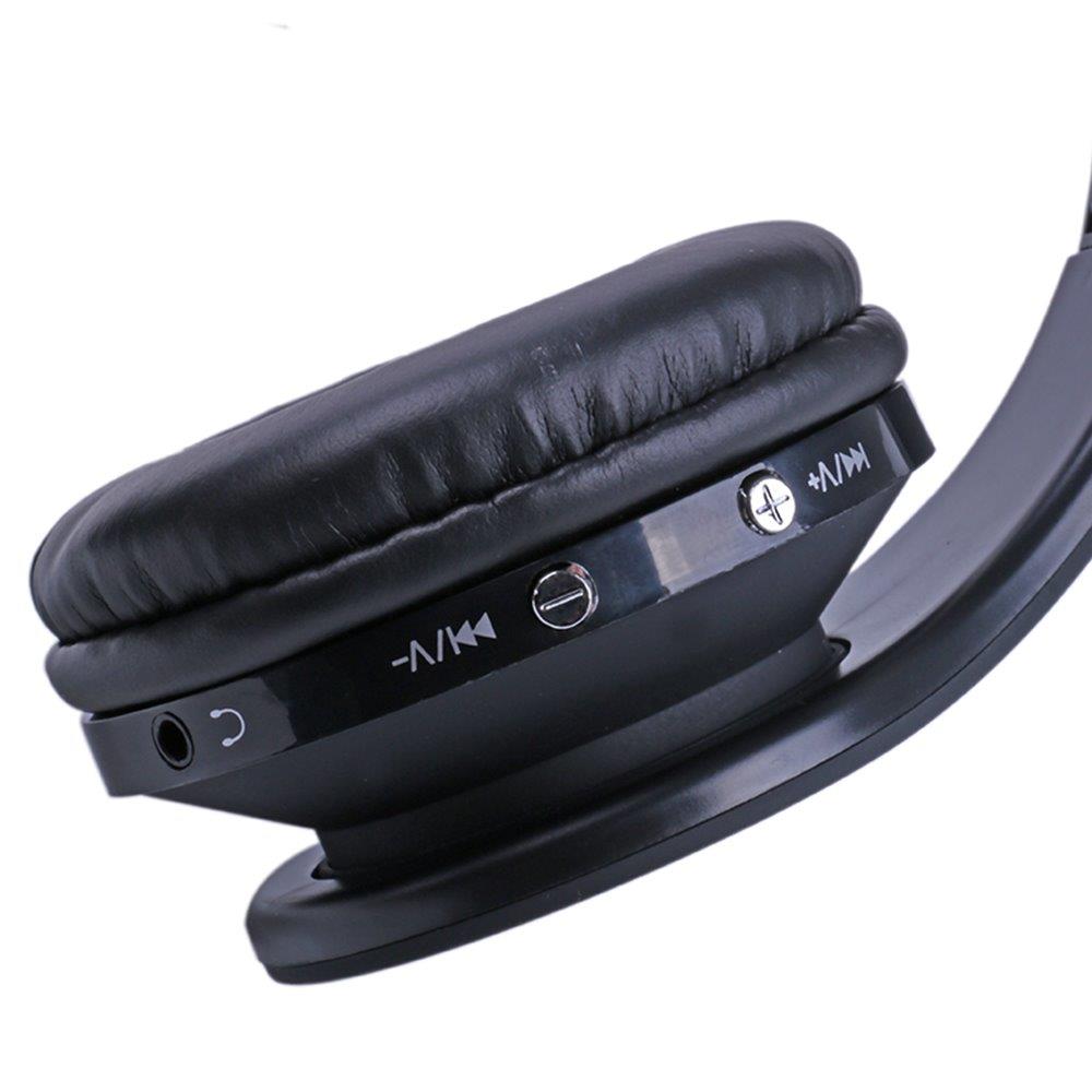 Kraftfulle bluetooth stereoheadset - Svart sammenfoldbart