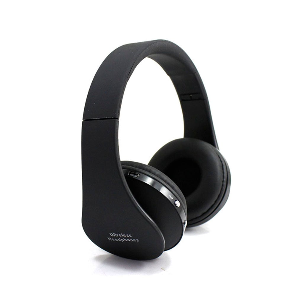 Kraftfulle bluetooth stereoheadset - Svart sammenfoldbart