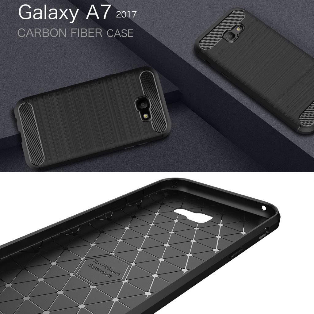 Carbon Fiber skall Samsung Galaxy A7 2017