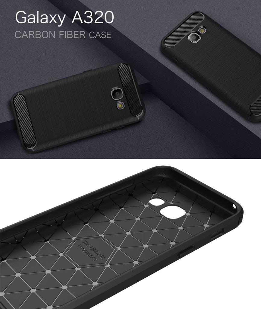 Carbon Fiber skall Samsung Galaxy A3 2017