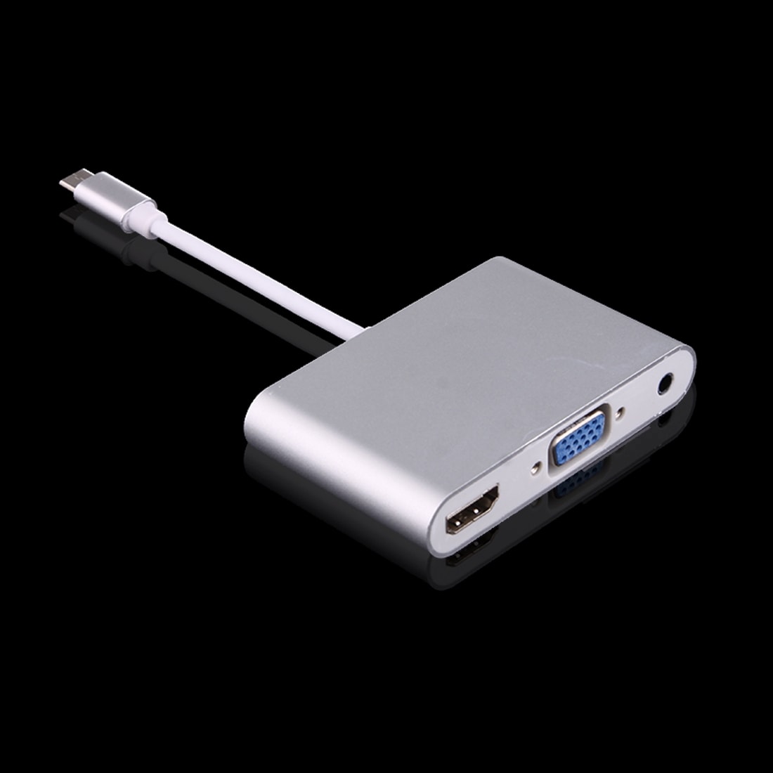 USB 3.1 Type-C VGA & HDMI & 3.5mm Video Audio Adapter