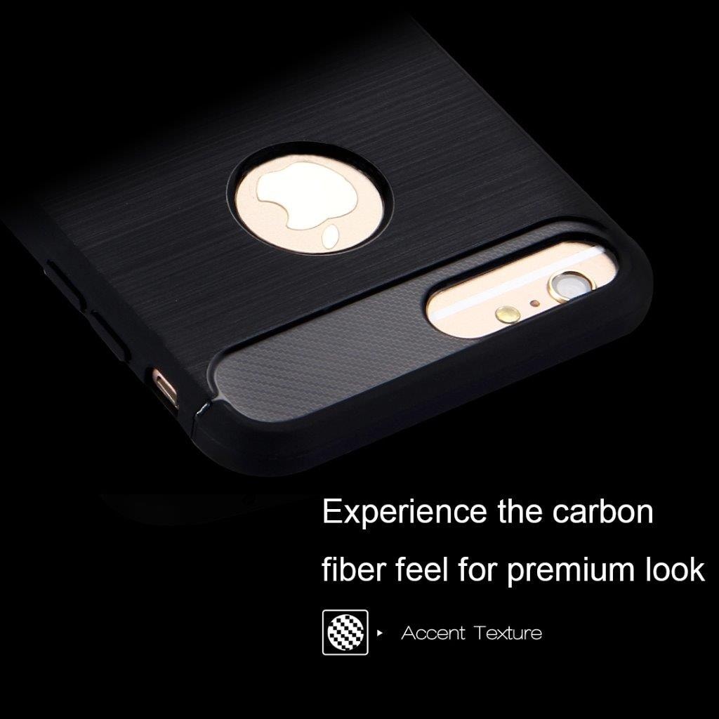 Børstet karbonfiber skall iPhone 7 Plus