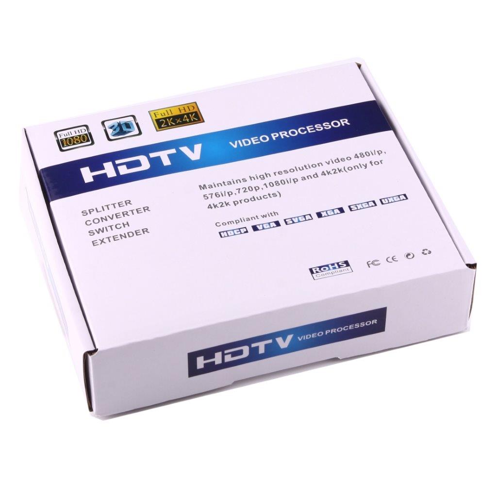 Adapter HDMI til YPbPr Video + R/L lyd