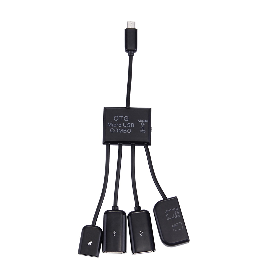 Usbhubb for mobiltelefon Micro USB OTG