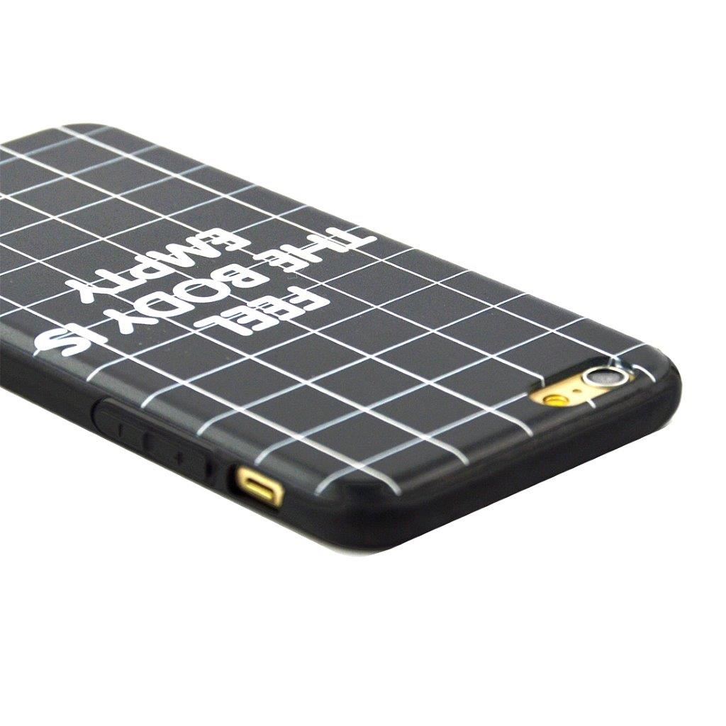 DesignSkall iPhone 6 & 6s 3D Black Grids