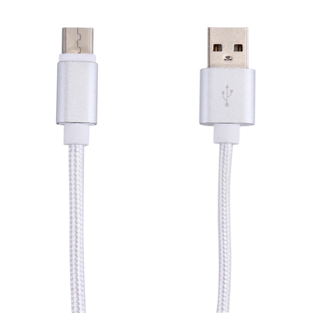 Kort USB-kabel 3.1 Type-C av kraftig nylonstoff