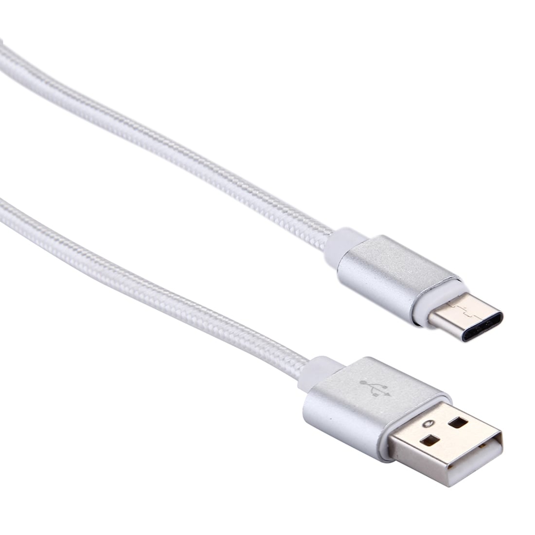 Kort USB-kabel 3.1 Type-C av kraftig nylonstoff