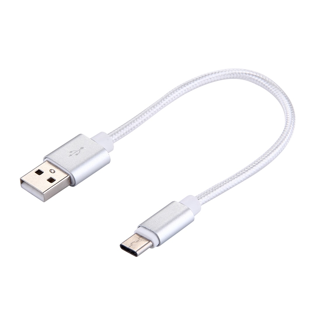 Kort USB-kabel 3.1 Type-C av kraftig nylonstoff