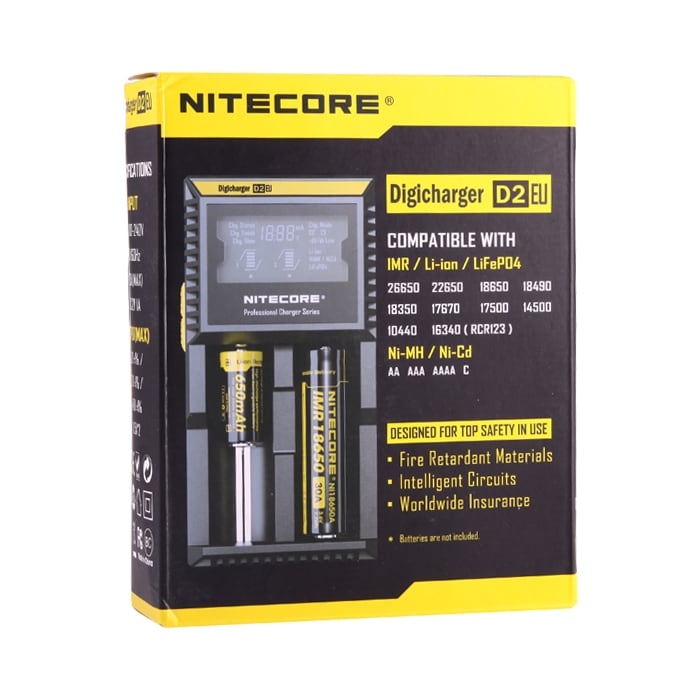 Nitecore D2 Digi Smart Batterilader
