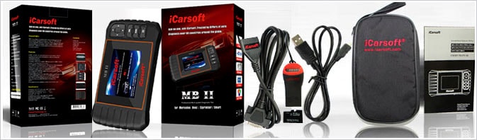 iCarsoft MB II Feilkodeleser Mercedez Bens OBD2