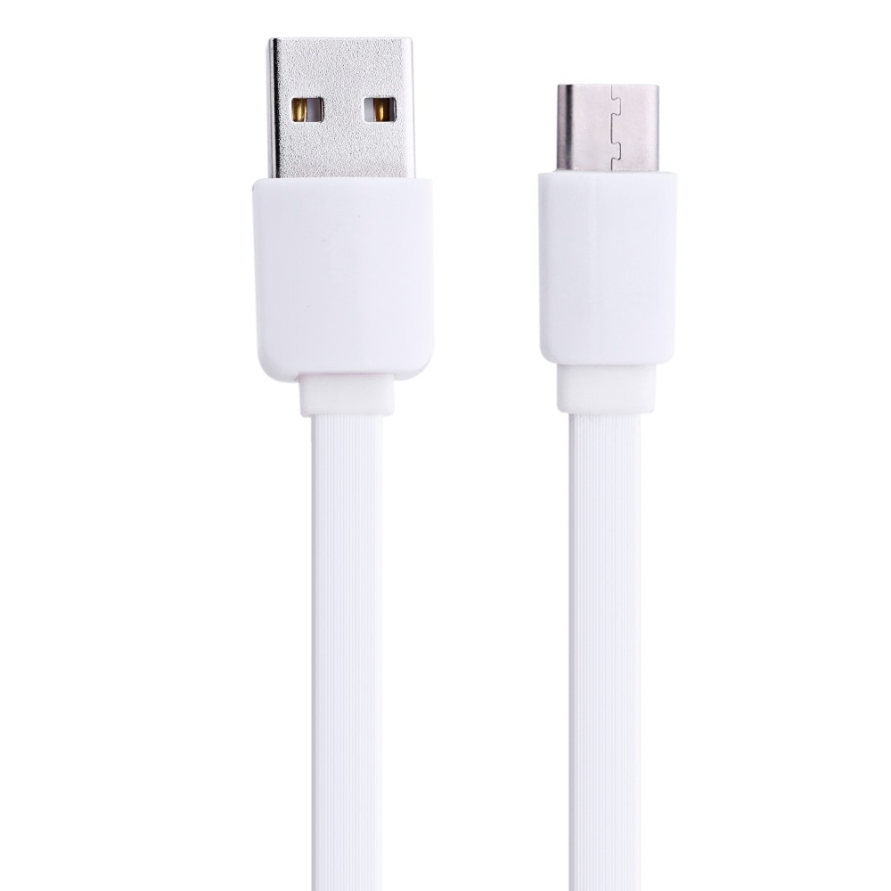 Uttrekkbar, flokerfri ladekabel USB-C - 1 meter