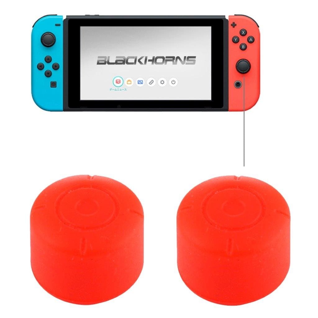 Silikonknapper Nintendo Switch - Rød 2Pack
