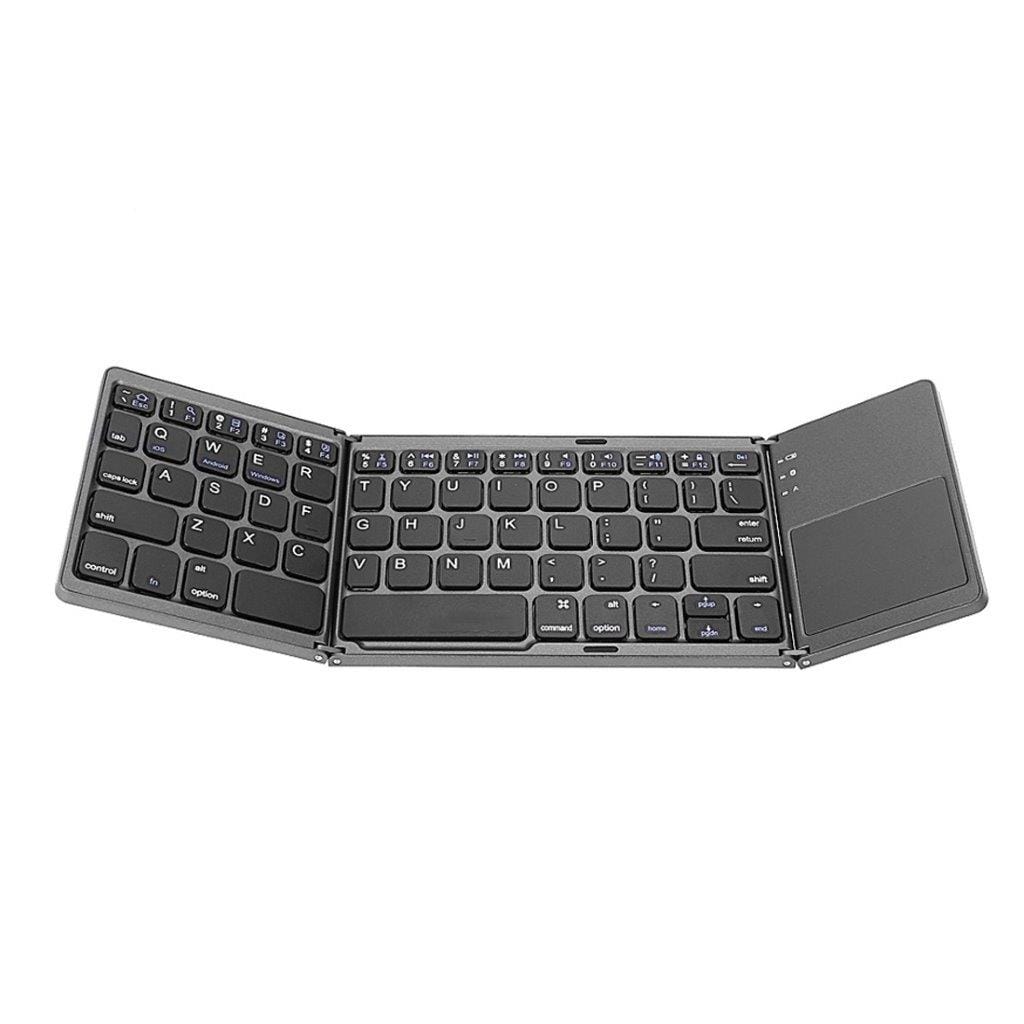 Sammenleggbart trådløst tastatur med Touchpad