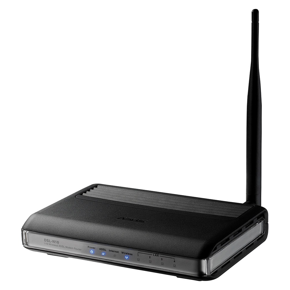 ASUS DSL-N10 - Trådløs router med innebygget ADSL2+ modem