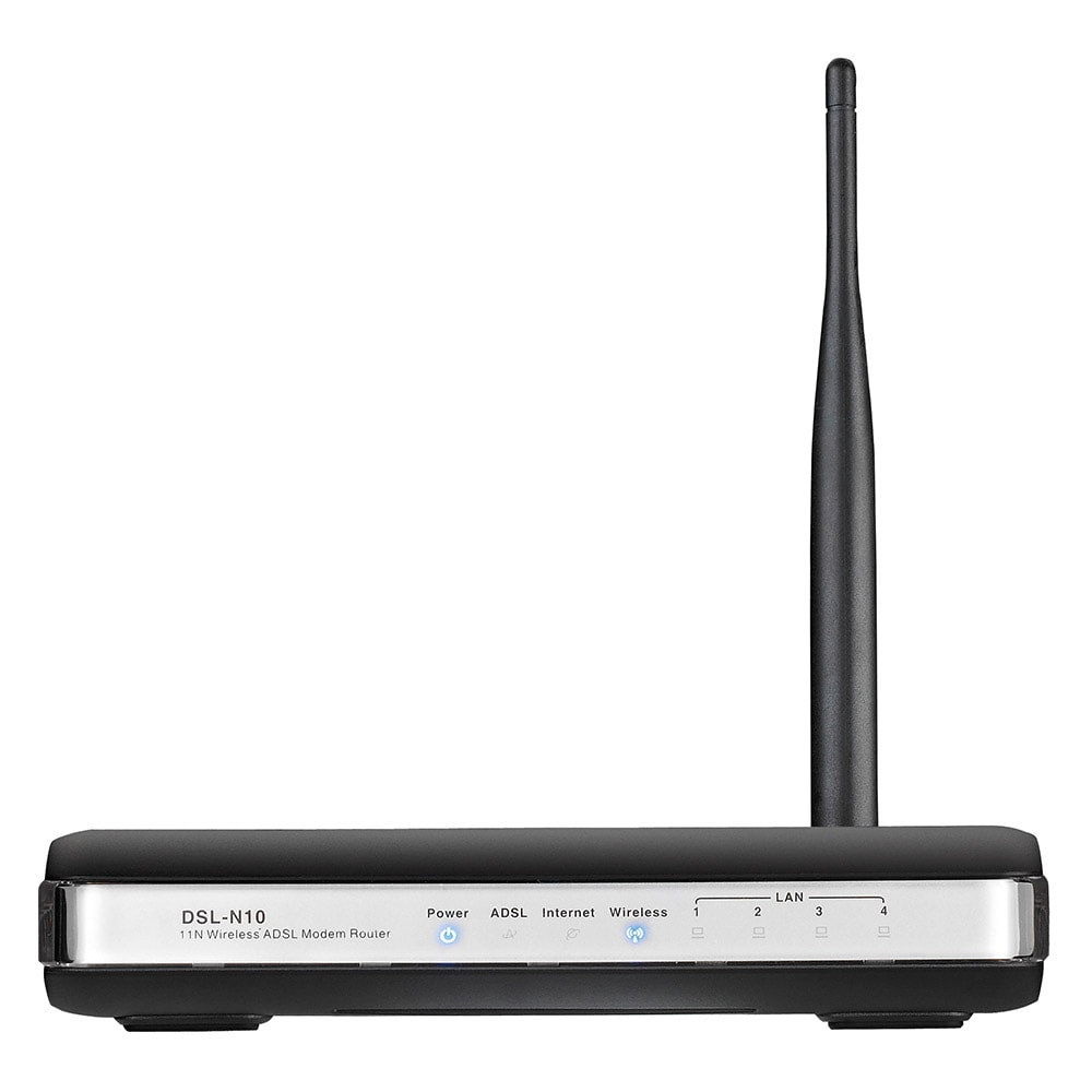 ASUS DSL-N10 - Trådløs router med innebygget ADSL2+ modem