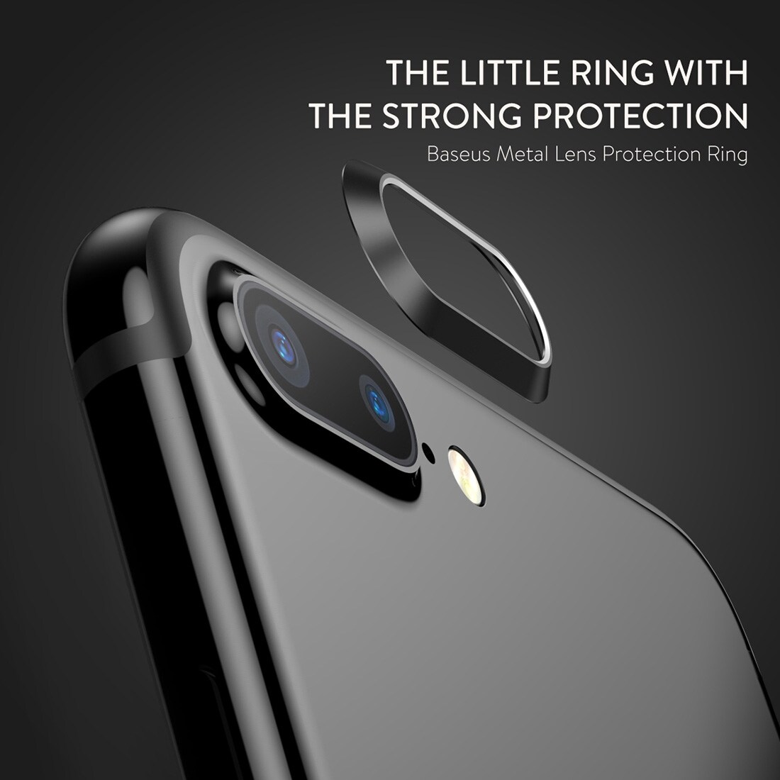 Bakre kamerabeskyttelse iPhone 7 Plus av metall